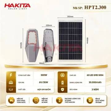 Đèn đường Phi Thuyền 02 – 300W HAKITA