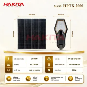 Đèn đường Phi Thuyền X1PRO HAKITA